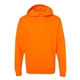 aerial view a safety orange independent trading co. - unisex midweight hooded sweatshirt, image 1 of 3