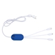 aerial view a blue skye duallink charging cable 2a with usb hub, image 1 of 3