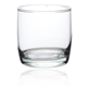 aerial view a clear 10 oz woodbury whiskey glass, image 1 of 3