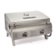aerial view a stainless steel cuisinart(r) outdoors chefs style stainless tabletop grill, image 1 of 5