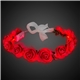 a red red roses led halo headband