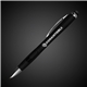 a black black barrel bright(tm) led glowing stylus pen