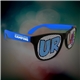 aerial view a blue custom blue neon billboard sunglasses, image 1 of 2