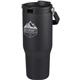 aerial view a black carnival recycled sip or swig tumbler 30 oz, image 1 of 6