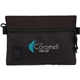 aerial view a black topo designs accessory travel pouch, image 1 of 5