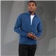 aerial view a river blue (549) mens lyon eco stretch knit full zip lightweight jacket, image 1 of 14