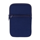 aerial view a navy tumblermate two zipper pocket pouch, image 1 of 7