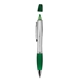 aerial view a green w/green highlighter elite pen with matching color highlighter combo (photoimage(r) full color), image 1 of 2