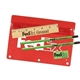 a transparent red premium transparent school kit