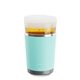 a teal asobu(r) beer pint cooler
