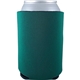 a forest green collapsible foam can cooler