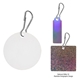 a white acrylic zipper pull - custom shape 3