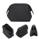 aerial view a black atlantica color pop pouch, image 1 of 3