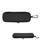 aerial view a black protective case with carabiner, image 1 of 3