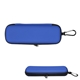 aerial view a blue protective case with carabiner, image 1 of 2