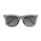 aerial view a translucent black with smoke ravi recycled frame sunglasses, image 1 of 3