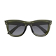 aerial view a translucent green with smoke ravi recycled frame sunglasses, image 1 of 3