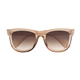 aerial view a champagne with brown ravi recycled frame sunglasses, image 1 of 3