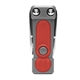 aerial view a gray with red 6- in -1 multi tool with led light, image 1 of 5