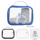 a group of camila clear toiletry bag