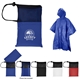 a group of peva poncho with drawstring pouch