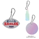 a group of acrylic zipper pull - custom shape 2