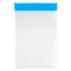 aerial view a blue small reusable food storage bag, image 1 of 2