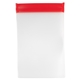 aerial view a red small reusable food storage bag, image 1 of 2