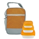 aerial view a orange speck handy portion control kit, image 1 of 2