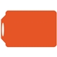 a orange 166 benchwide vinyl stadium cushion