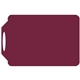 a maroon 209 benchwide vinyl stadium cushion