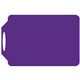 a purple 268 benchwide vinyl stadium cushion