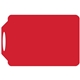 a red 186 benchwide vinyl stadium cushion