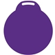 a purple 268 round vinyl stadium cushion
