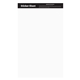 a white sticker sheet 11.5 x 7 custom shapes