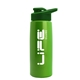 a metallic lime green bottle & green lid flair tritan(r) metallike bottle with drink - thru lid - 26 oz