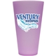 aerial view a purple full color classic stadium tumbler 18 oz, image 1 of 2
