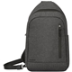 aerial view a gray travelon(r) anti - theft urban(r) sling bag, image 1 of 7