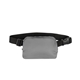 aerial view a gray polyester anywhere belt bag, image 1 of 2