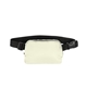 aerial view a ivory polyester anywhere belt bag, image 1 of 2