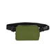 aerial view a olive polyester anywhere belt bag, image 1 of 4