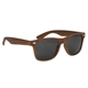 aerial view a woodtone malibu uv400 sunglasses, image 1 of 3