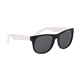 aerial view a black with white temples youth rubberized sunglasses, image 1 of 4