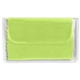 aerial view a clear case with lime green cloth microfiber cleaning cloth, image 1 of 2
