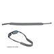 aerial view a gray sunglass strap, image 1 of 2