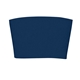 aerial view a navy comfort grip coffee cup sleeve, image 1 of 3