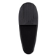 aerial view a solid black with black rubber grip promotional custom alligator large rubber grip magnetic paper clip, image 1 of 3