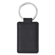 aerial view a black leatherette executive key tag, image 1 of 3