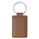 aerial view a brown leatherette executive key tag, image 1 of 3