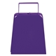 aerial view a purple large cow bell, image 1 of 2